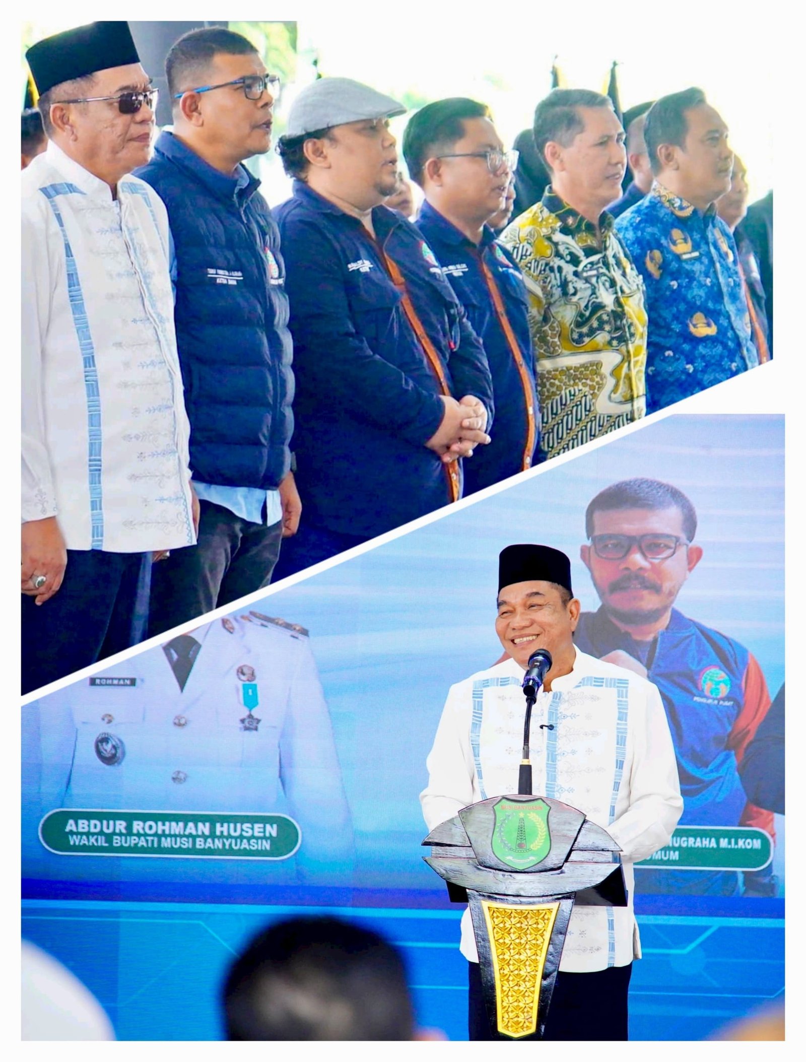 Bupati  Muba H.M. Toha Tohet, S.H Hadiri Pelantikan IWO,Al Azhar Staf Ahli Bupati Muratara Harapkan IWO Mampu Menjalin Sinergi