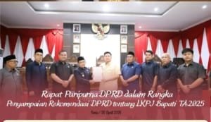 Rapat Paripurna DPRD Muratara Tetapkan Rekomendasi LKPJ 